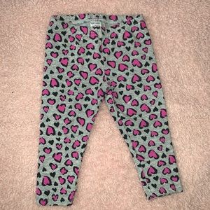 Toddler Girls Leopard Crop Leggings